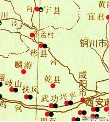 咸阳是哪个省的城市（陕西省咸阳市从古到今的地图区域演变）  第1张