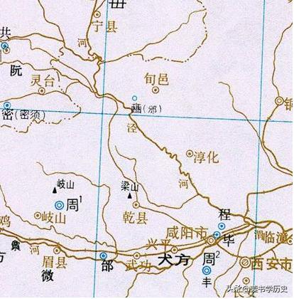 咸阳是哪个省的城市（陕西省咸阳市从古到今的地图区域演变）  第2张
