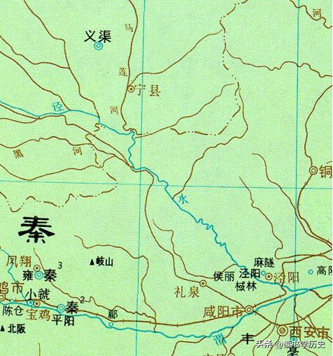 咸阳是哪个省的城市（陕西省咸阳市从古到今的地图区域演变）  第4张