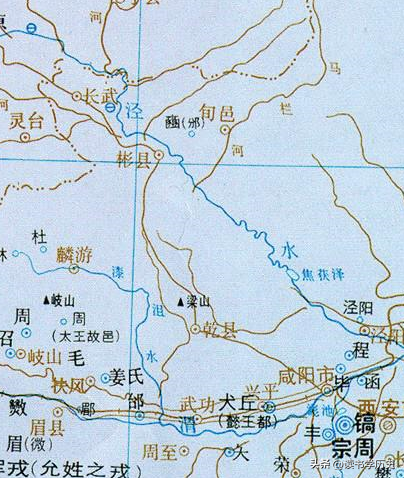 咸阳是哪个省的城市（陕西省咸阳市从古到今的地图区域演变）  第3张