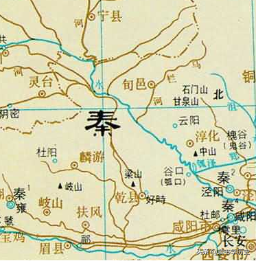 咸阳是哪个省的城市（陕西省咸阳市从古到今的地图区域演变）  第5张